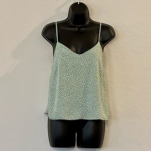 Green Polka Dot Tank Top